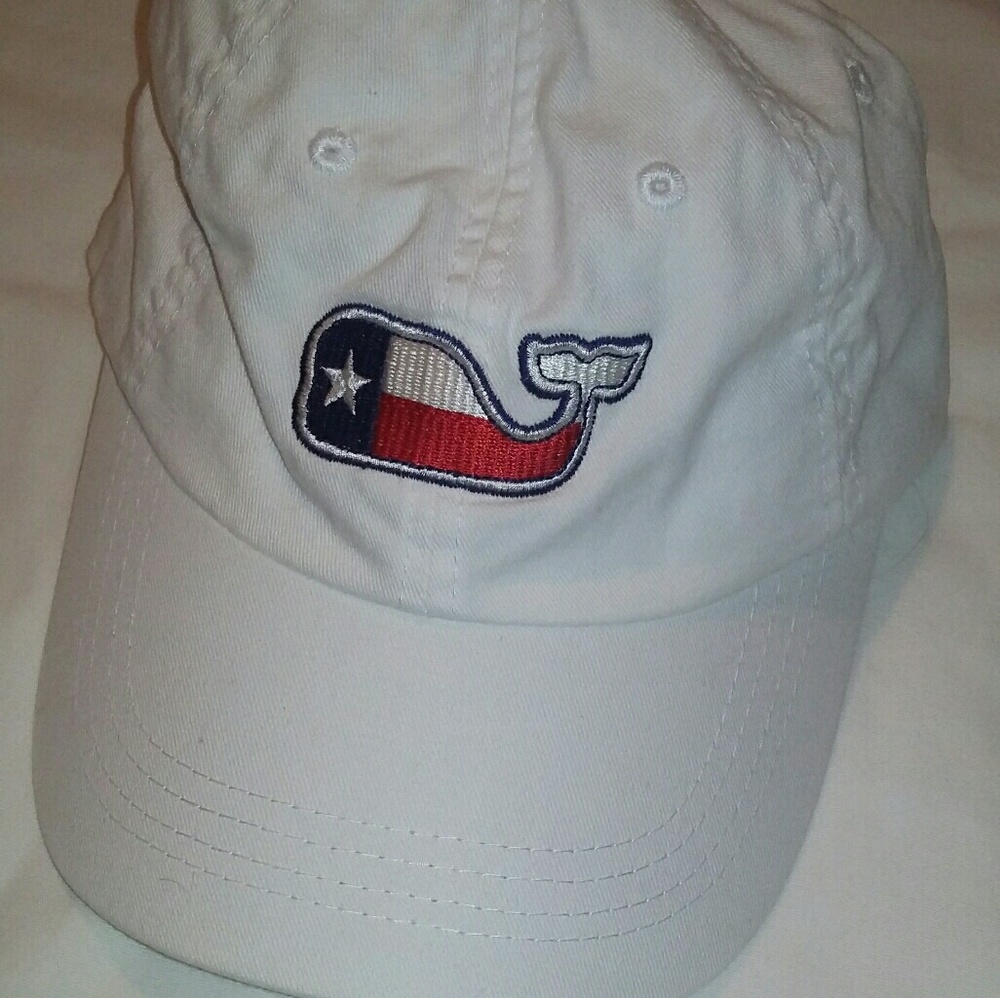 Vineyard Vines white Texas flag hat